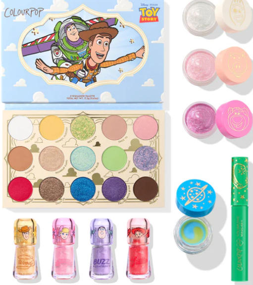 Toy Story and ColourPop Collection